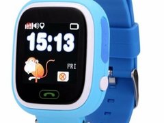 Ceas Smartwatch cu GPS Copii iUni Kid100, Touchscreen, Bluetooth, Telefon incorporat, Buton SOS, Alb